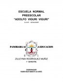 PANORAMA ACTUAL DE LA EDUCACION EN MEXICO