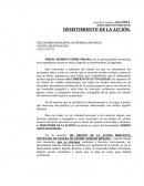 JUICIO: EJECUTIVO MERCANTIL. DESISTIMIENTO DE LA ACCIÓN.