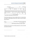 Formato acta entrega