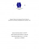 Segundo Trabajo de Investigación Para la Cátedra de Historia de la Economía Contemporánea de Venezuela