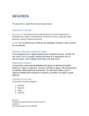 Como se da la Preparacion y planificacion para gerenciar