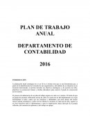 PLAN DE TRABAJO ANUAL DE CONTABILIDAD