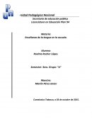 Ensayo de La enseñanza de la lengua escrita en el contexto escolar ideas principales
