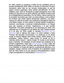 Jose María Vargas como presidente de Venezuela