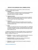 PROYECTO DE EXPRESION ORAL (PRIMERA PARTE)