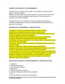 Derecho fiscal CONCEPTO DE PROCESO Y DE PROCEDIMIENTO