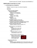 LA FISIOPATOLOGÍA: TRASTORNOS HEMATOLÓGICOS. Enfermería UV