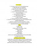 Actos inseguros. Actividad para prevenir el peligro