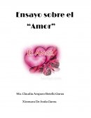 Ensayo sobre el “Amor”