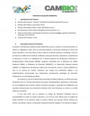PROYECTO EDUCACIÓN AMBIENTAL
