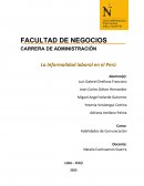 La informalidad laboral es un fenómeno complejo que conduce a un equilibrio social no óptimo