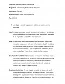 Examen formulacion y evaluacion de proyectos