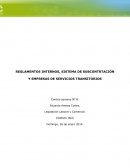REGLAMENTOS INTERNOS, SISTEMA DE SUBCONTRTACIÓN Y EMPRESAS DE SERVICIOS TRANSITORIOS