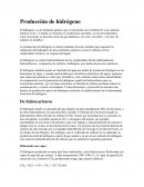 Seminario de hidrigeno - Producción de hidrógeno