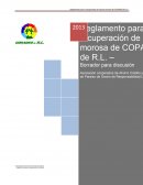 REGLAMENTO Y METODOLOGIA DE COBROS de COPADEO de R.L.