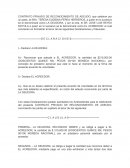 Contrato de reconocimiento de adeudos