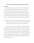 Marco Conceptual e Histórico de las Relaciones Laborales