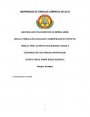 TRABAJO: PERFIL UN PROYECTO DE ASESORIA CONTABLE