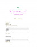 Proyecto de inversión de una productora de postres y dulces