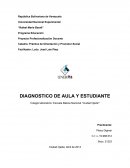 DIAGNOSTICO DE AULA Y ESTUDIANTE