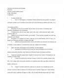 Secuencia de prácticas del lenguaje