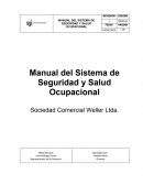 Manual del Sistema de Seguridad y Salud Ocupacional