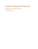 Cual es Primera parte del proyecto