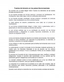 Fuentes del derecho en los paises neorromanistas