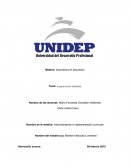 Tema: programación detallada