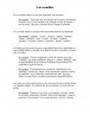 Uso de las comillas.