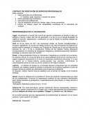 EL CONTRATO DE PRESTACIÓN DE SERVICIOS PROFESIONALES