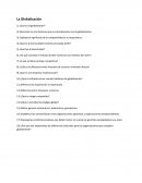 Preguntas de La Globalización.