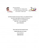 INTERACCIONES SOCIALES PARA LA ELABORACIÓN DE DULCES COMO MEDIO PRODUCTIVO EN LA URBANIZACIÓN LOS TAMARINDOS