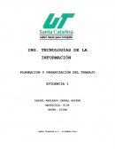 PLANEACION Y ORGANIZACIÓN DEL TRABAJO la empresa AutoZone