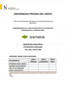 CORROBORACION DE LA TASA DE DEFECTOS DE LOS PRODUCTOS TERMINADOS EN LA EMPRESA SINEA