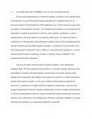 LOS DERECHOS DEL HOMBRE EN EL PLANO INTERNACIONAL