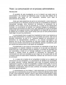 La Comunicacion en el proceso administrativo