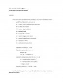 Main : punto de inicio del programa.