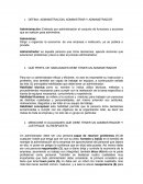 Administración: Entiendo por administración el conjunto de funciones y acciones que se realizan para administrar