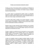 El teatro como instrumento de desarrollo cultural