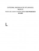 CATEDRAL MAZAHUA DE IXTLAHUACA, MEXICO