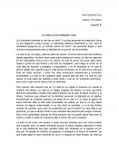 La vida no es cualquier cosa