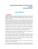 Literatura “IDILIOS MODERNISTAS”