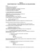 Caracteristicas y valoracion de obligaciones
