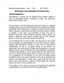 Recreación y aprovechamiento del tiempo libre.