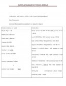 Calculo del costo total y punto de equilibrio