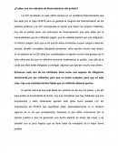 ¿Cuáles son los métodos de financiamiento del partido?