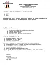 EXAMEN CORRESPONDIENTE AL PRIMER MÓDULO. Página 1