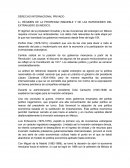 TRABAJO DERECHO INTERNACIONAL PRIVADO