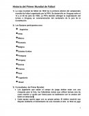Historia del Primer Mundial de Fútbol